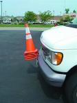 Carbon Steel Hairpin Truck Traffic Cone Storage Bracket with Pre-Drilled