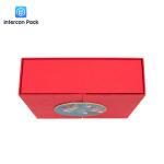 ISO9001 Folding Packaging Boxes Offset Printing 120G Red Cardboard paper