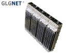 Copper Alloy Ganged Qsfp28 Cage Four Ports ISO 9001 ISO 14001 Approve