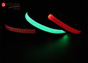 Quality LED Nylon Dog Collar Dog Cat Harness Flashing Light Up Night Safety Pet Collars wholesale