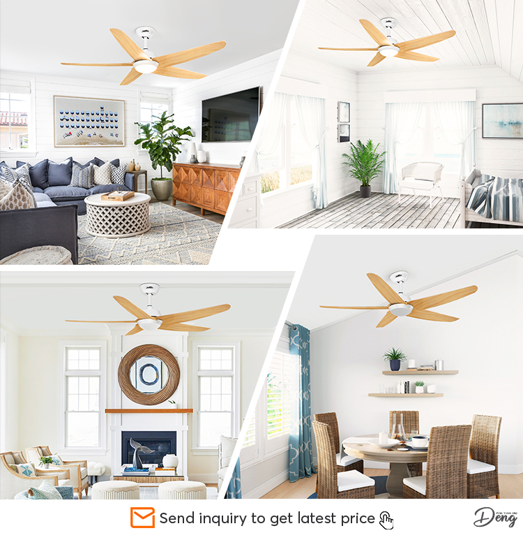 Lamp Luminous Flux lm 1275 Modern Adjustable LED Light Ceiling Fan with Remote Control