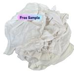 Industrial cleaning 100% cotton White Knit Wiping rags Used T-shirt Good oil