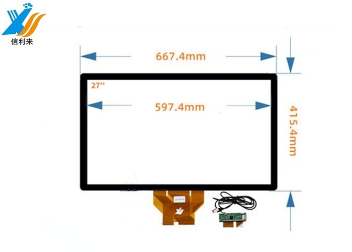 27 Inch Capacitive Touch Screen With USB Interface Type For Industrial Human Machine Interfaces
