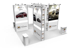 Quality Portable Exhibition Custom Tradeshow Booth Aluminum Frame Material wholesale
