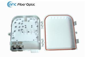 Quality Outdoor Wall Mount Fiber Optic Termination Boxes 8 Port for 1x4 1x8 PLC Splitter wholesale