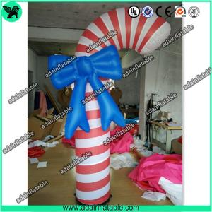 Quality Christmas Decoration Inflatable Candy With LED Light For Kids Events wholesale