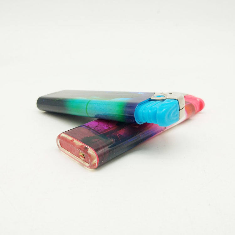 Custom Personality Graphic Cigarette Lighter Ultra-Thin Electric Lighter