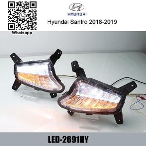 Quality Hyundai Santro 2018-2019 DRL LED Daytime Running Lights car led light manufacturers wholesale