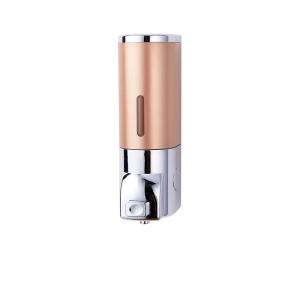 Quality ABS Hotel Shower Soap Dispenser , Facial Cleanser Gold Soap Dispenser Wall Mounted wholesale