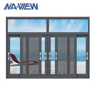 Quality SGS Aluminium Sliding Windows Sliding Glass Doors With Transom Window wholesale