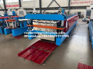 Quality 15-20m/Min Double Layer Forming Machine For Metal Roofing Plates wholesale