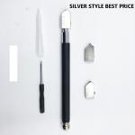 2mm Glass Cutting Tool with Oil Contain Handle Grip and 145mm Black Steel Handle