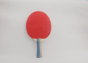 Quality Red Table Tennis Rackets For Beginners , Easier Control Ping Pong Paddles wholesale