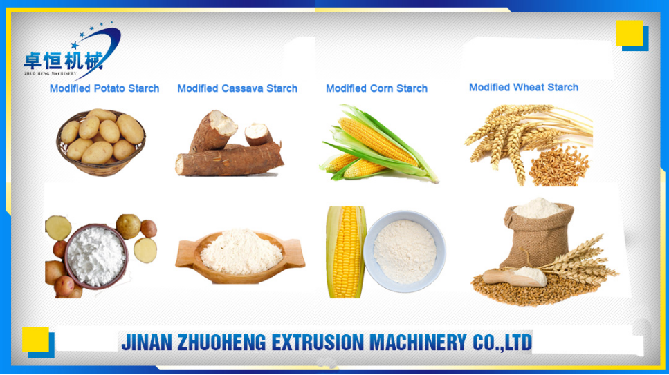 Potato Starch Modified Starch Production Plant Line Machinery with CE Certificate