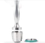 CNC Stamping 18/8 Stainless Steel Reusable Coffee Capsule / refillable nespresso