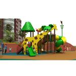Custom Outdoor Plastic Slide Preschool Playground Equipment For Children Play