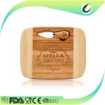 wholesale antibacterial bamboo chopping board with knife