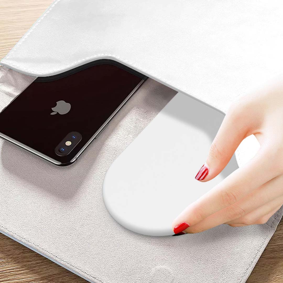 ABS PC QC 3.0 10W Qi Portable Wireless Charging Pad