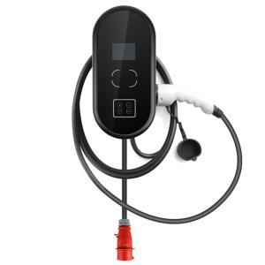 Quality 240v ABS Wall Box EV Charger Ocpp Charging Station With Advertisement Display wholesale