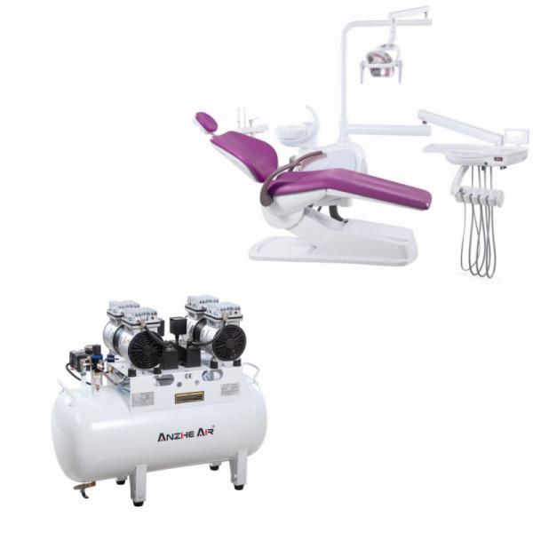 140L/Min Two Pump Head Oiless Air Compressor Factory Custom Dental Air