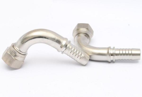 American Jic Female 74 Cone 90 Elbow Hydraulic Hose Ferrule End Fittings Pipe