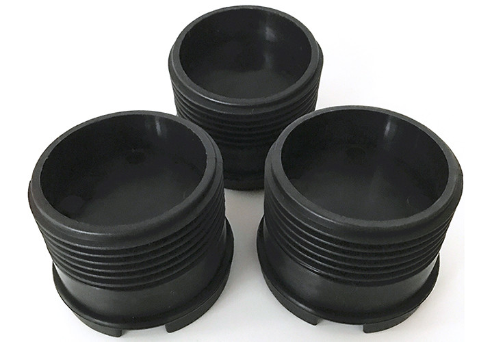 Recyclable Plastic Thread Protectors / Threaded End Cap Custom Injection Molded