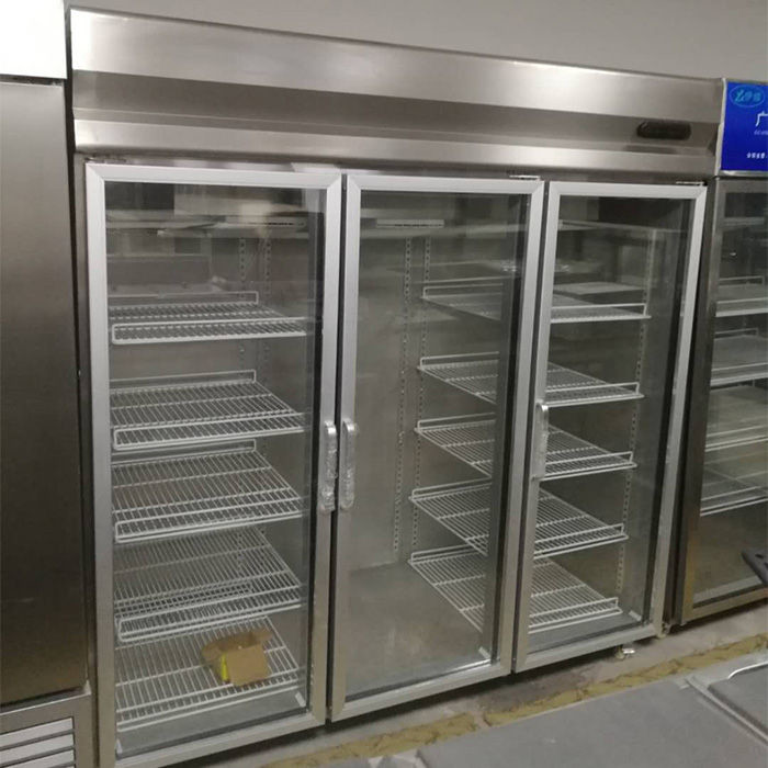 110W 1500L Commercial Stainless Steel Refrigerator Freezer