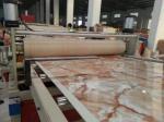 Sjsz80 / 156 Sheet Extrusion Plant PVC Imitation Marble Board Making