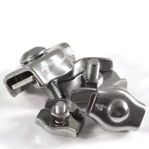 Quality Us Type Malleable Wire Rope Clip Stainless Steel Wire Clamp High Polished wholesale