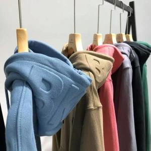 Quality Hot Sell Heavyweight Hoodie Jogger Custom Logo Embossing Hood Sweatshirt Hoodies for Men Custom wholesale
