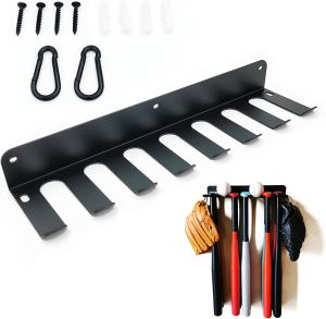 Quality Single Tier Black Wall Mounted Metal Storage Rack for Entertainment Venue Organization wholesale
