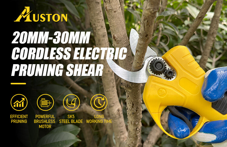 16.8V Brushless Electric Pruning Shears Garden Tool Cordless Scissors For Fruit Tree