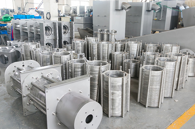 SS304 3m3/H Screw Filter Press Machine For Industrial Wastewater Treatment Systems