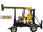 Mobile Trailer Mounted Water Well Drilling Rig With 200m Drilling Capacity