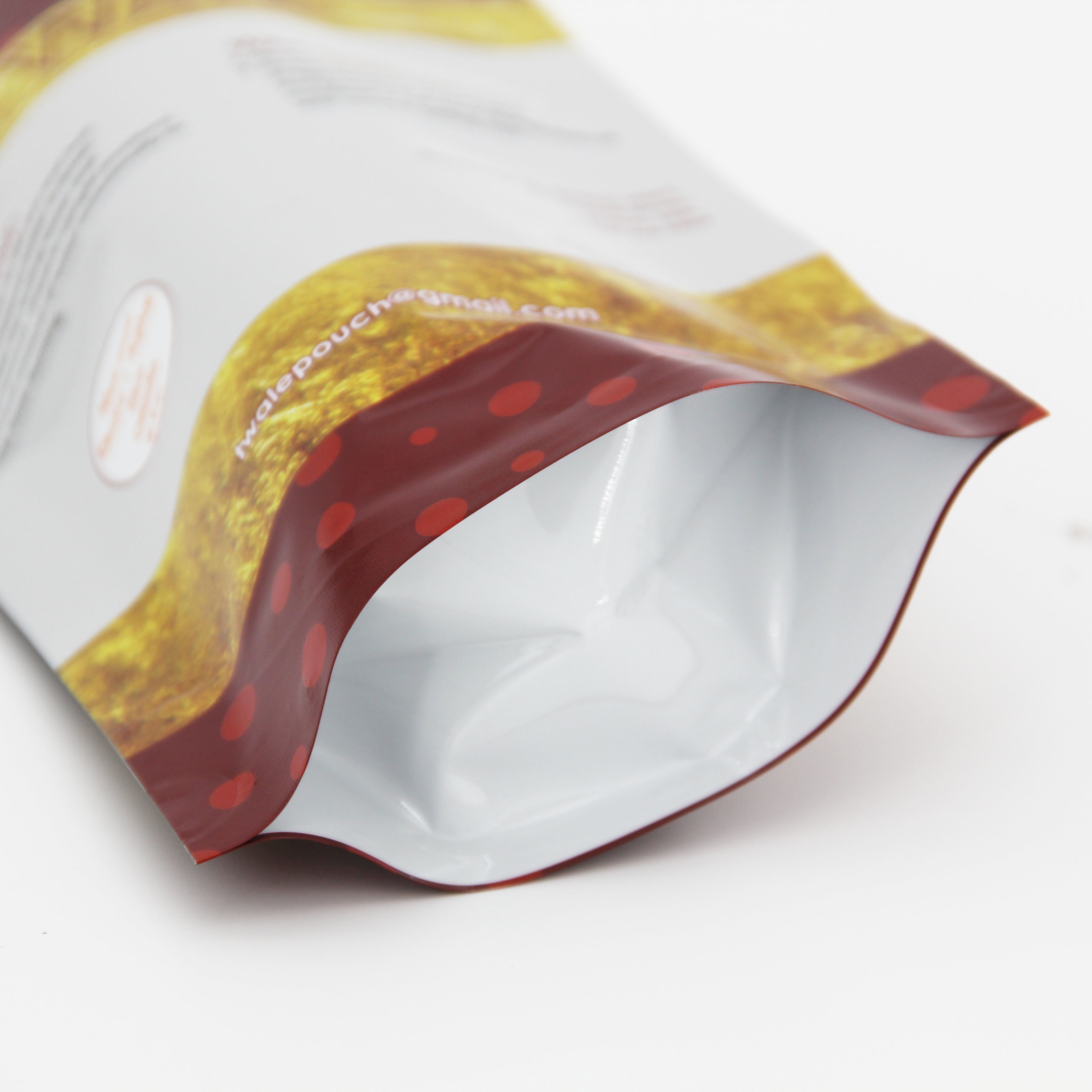 Heat Seal Retort Pouch Packaging High Barrier With Tear Notch