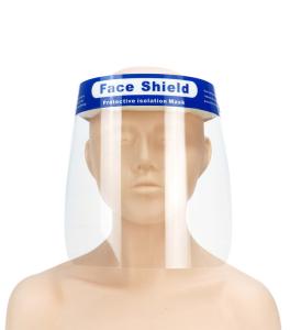 Quality Transparent Chemical Splash Face Shield Droplets Prevention 330×220mm Size wholesale