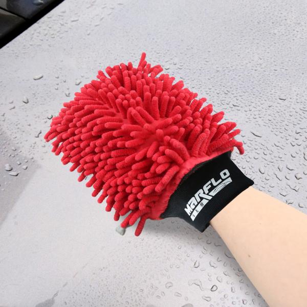 Cheap Red Gray Nanoskin Autoscrub Wash Mitt Car Detailing Clay Mitt for sale