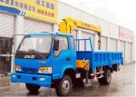 5 Ton Truck Mounted Telescopic Boom Crane , 2120kg Truck Mounted Crane