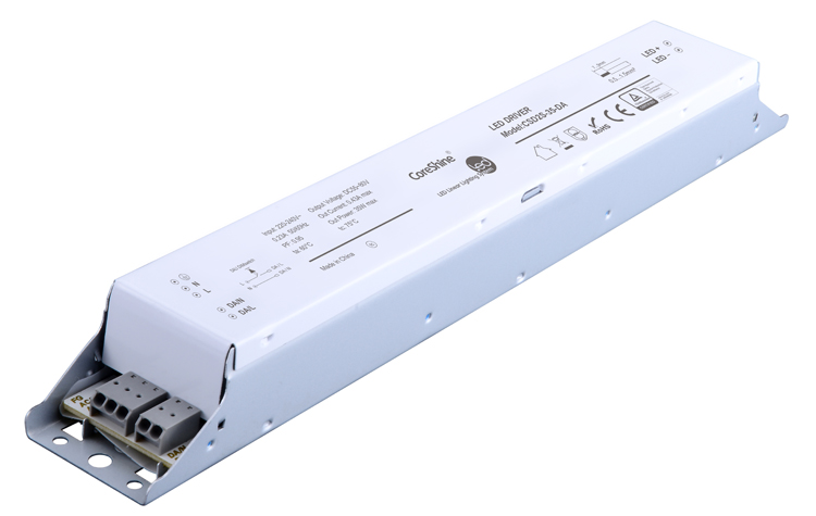 50HZ 70W DALI Dimming Driver For S-Line Led Linear Lighting System