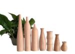 Wooden Candle Holder Craft Decor Statue Cute Handmade Wooden Figurines Carving