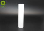 50 Ml Airless Empty Cosmetic Bottles , White Color Plastic Lotion Pump