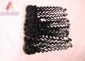 Quality Full Cuticle 13x4 Lace Frontal Deep Wave 100% Virgin Human Closure Hair wholesale