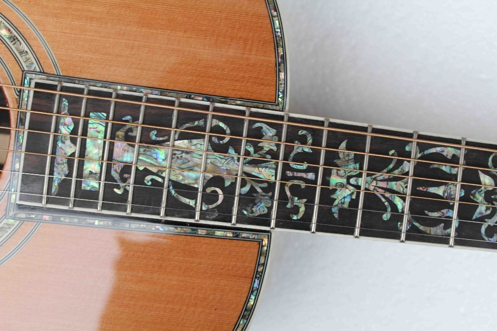 Solid Cedar Top 000 Style 39" Acoustic Guitar 00045 guitar with Fishman EQ 301