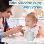 Durable BPA Free Silicone Sippy Cup , Leakproof Silicone Training Cups