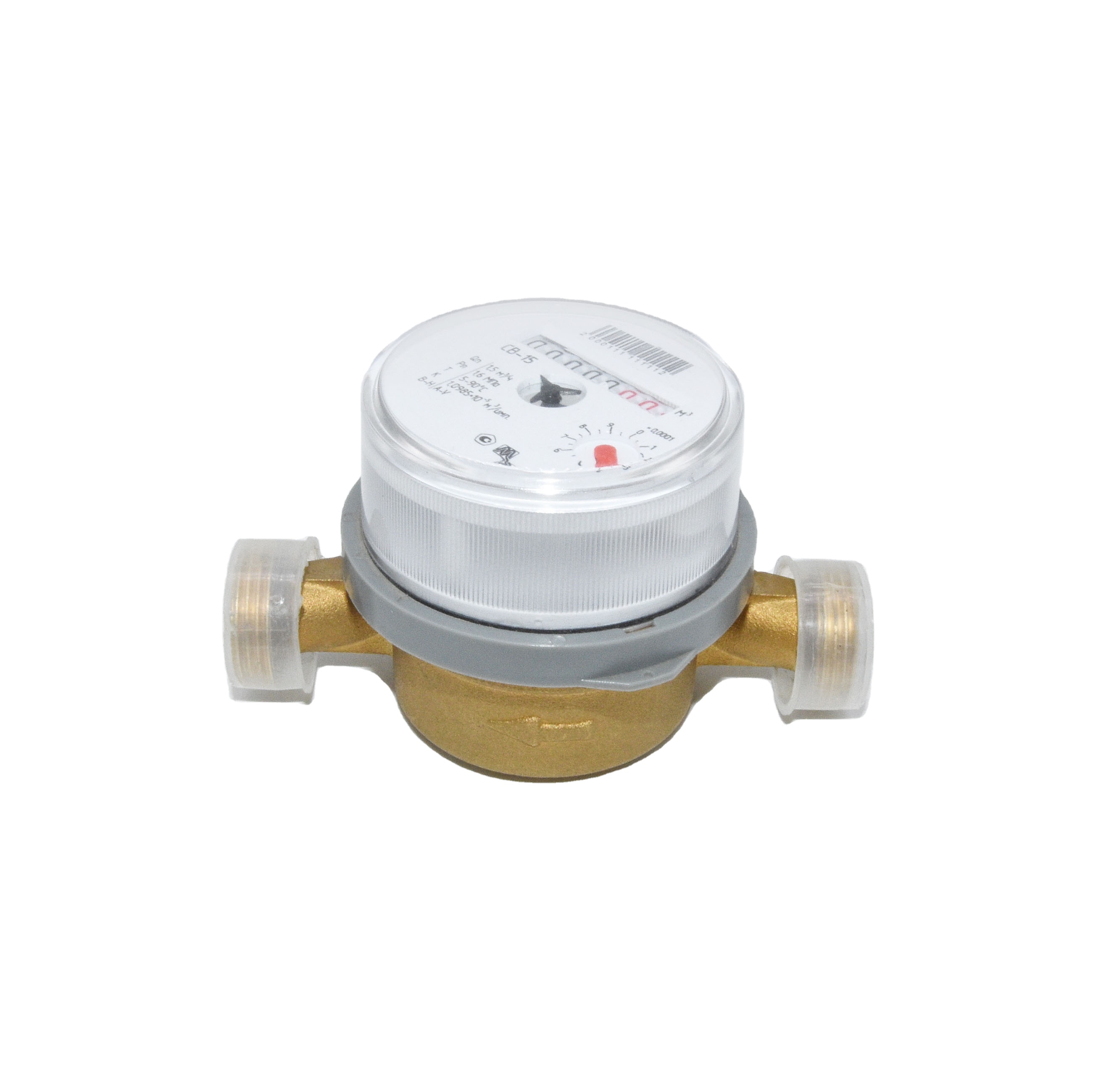 DN15 High precision brass single flow water meter