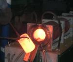 IGBT Control 100kw Automatic Hot Forging Machine For Bolts Nut / Copper / Steel
