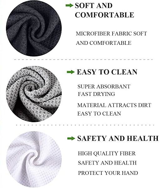 350-430gsm Embroidery Logo Compressed Waffle Golf Towel Sand Free / Quick Dry Towel For Golfers