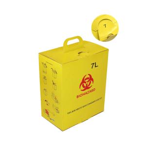 Quality ECO-Friendly Customized cardboard sharps container hospital medical safety boxes wholesale