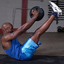 Factory direct with handle PVC sand gravity ball fitness maracas strength training ball