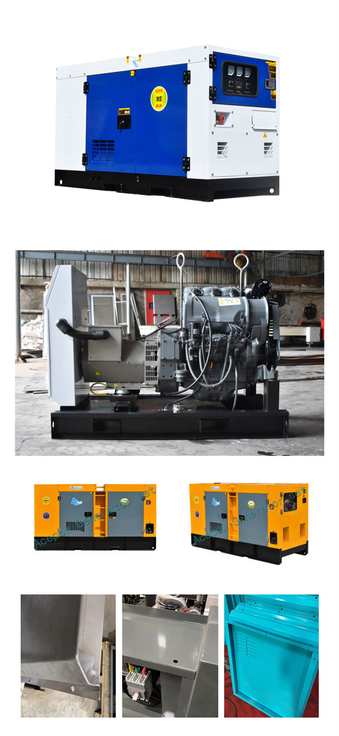 43KVA 34KW Canopy Diesel Generator , Electric Start Silent Generator